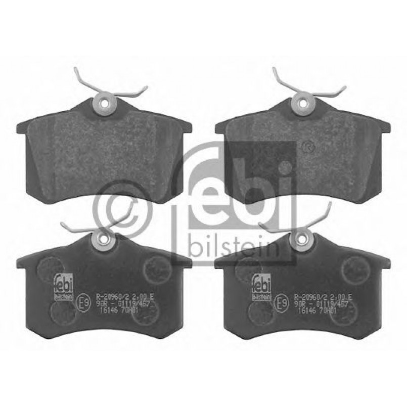 16146  FEBI - Гальмівні колодки до дисків
