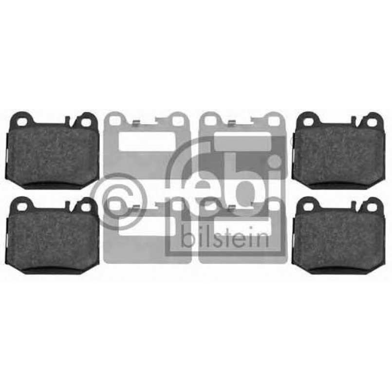 16437  FEBI - Гальмівні колодки до дисків