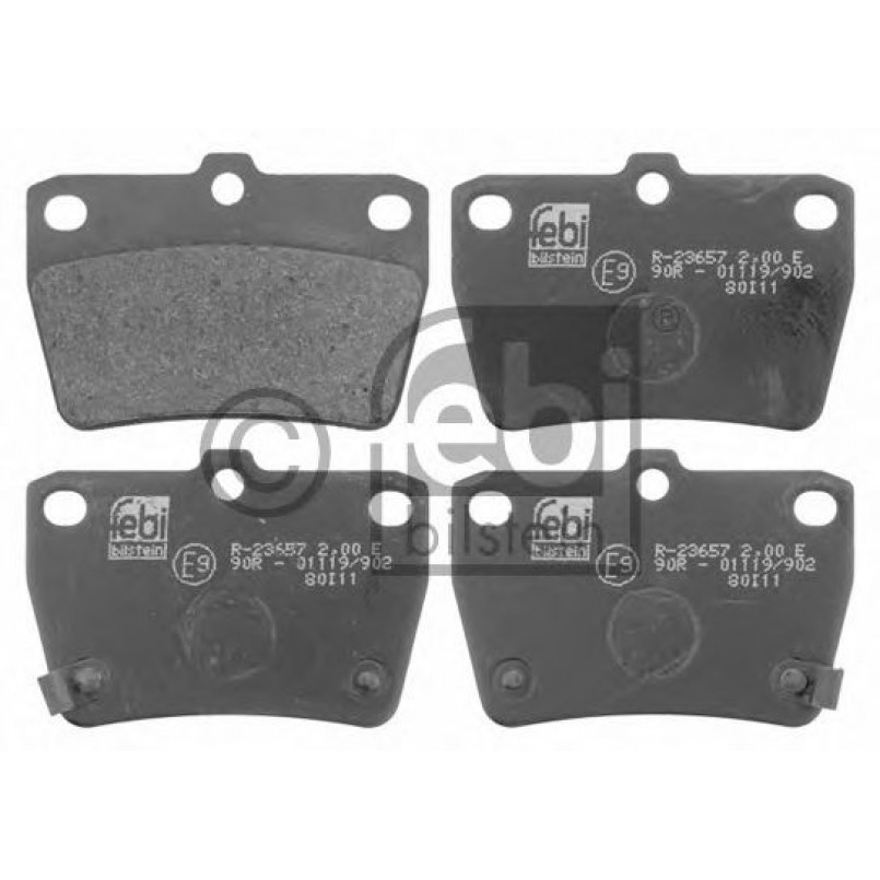 16723 FEBI - Гальмівні колодки до дисків