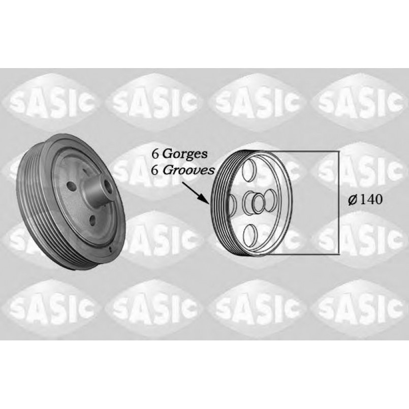 2156055   SASIC - Шків колінвалу