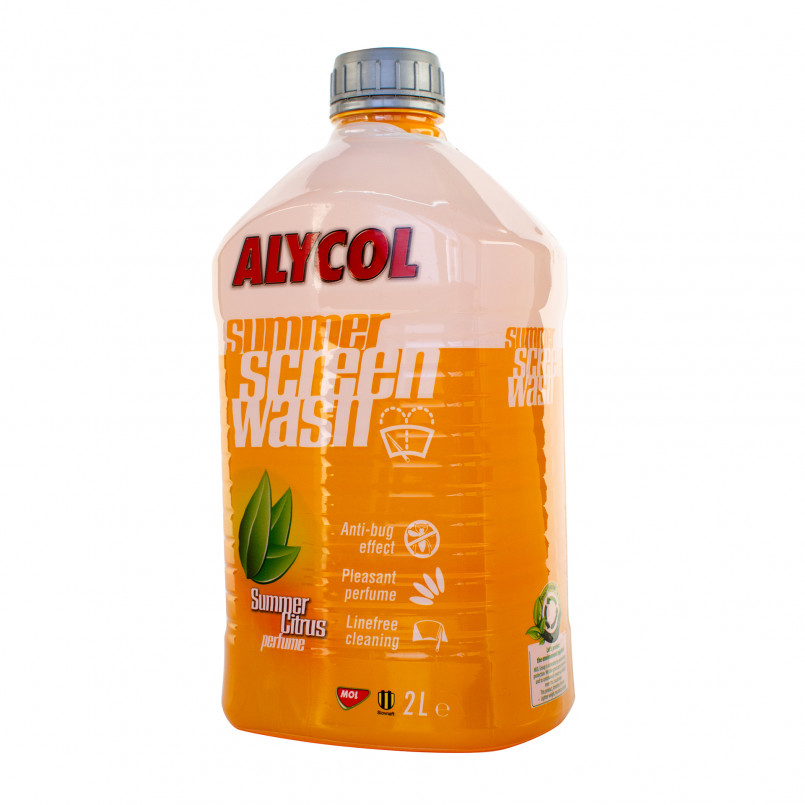 Я!!!Неактуальний Alycol Summer Citrus 2L (x6), омивач скла літній (лимон)