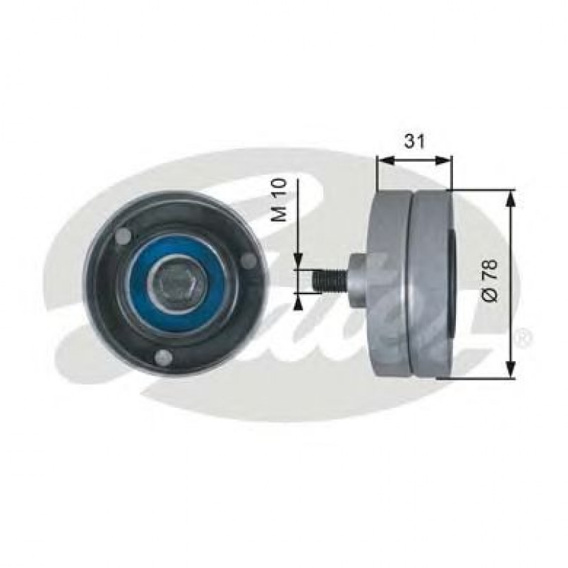 T36510 (7803-25510)  Обвідний ролик GATES EXTRA SERVICE MV IDLER