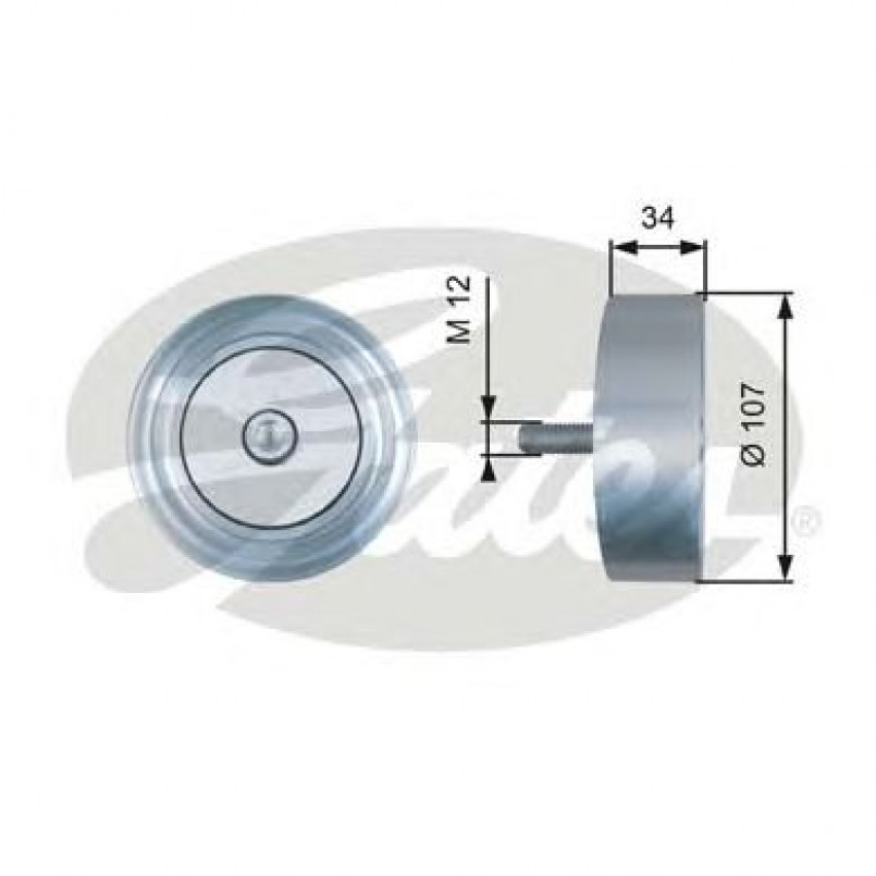 T36515 (7803-25515)  Обвідний ролик GATES EXTRA SERVICE MV IDLER