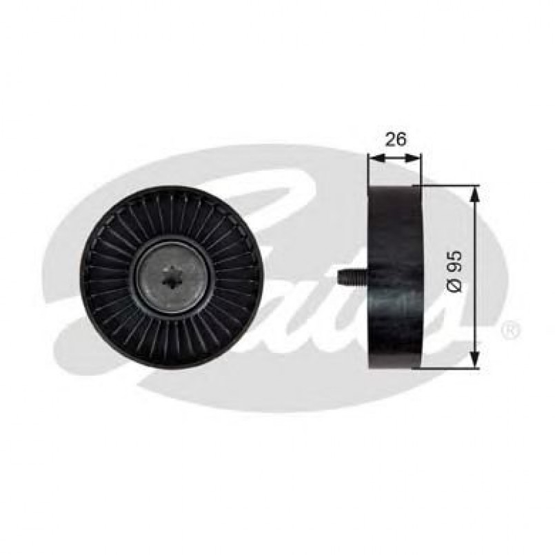 T39247 (7808-21647)  Обвідний ролик GATES DRIVEALIGN MV TENS