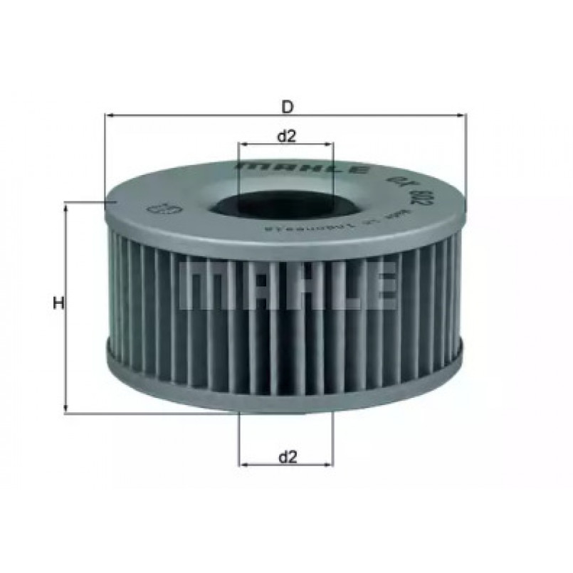 OX802 Фільтр масла (KNECHT)
