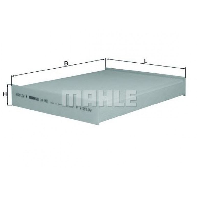 LA891 Фільтр салону (MAHLE)
