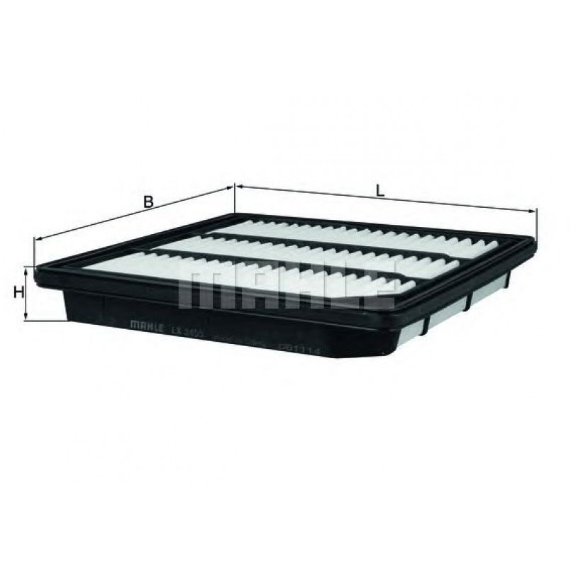 LX3455 Фільтр повітря (MAHLE)