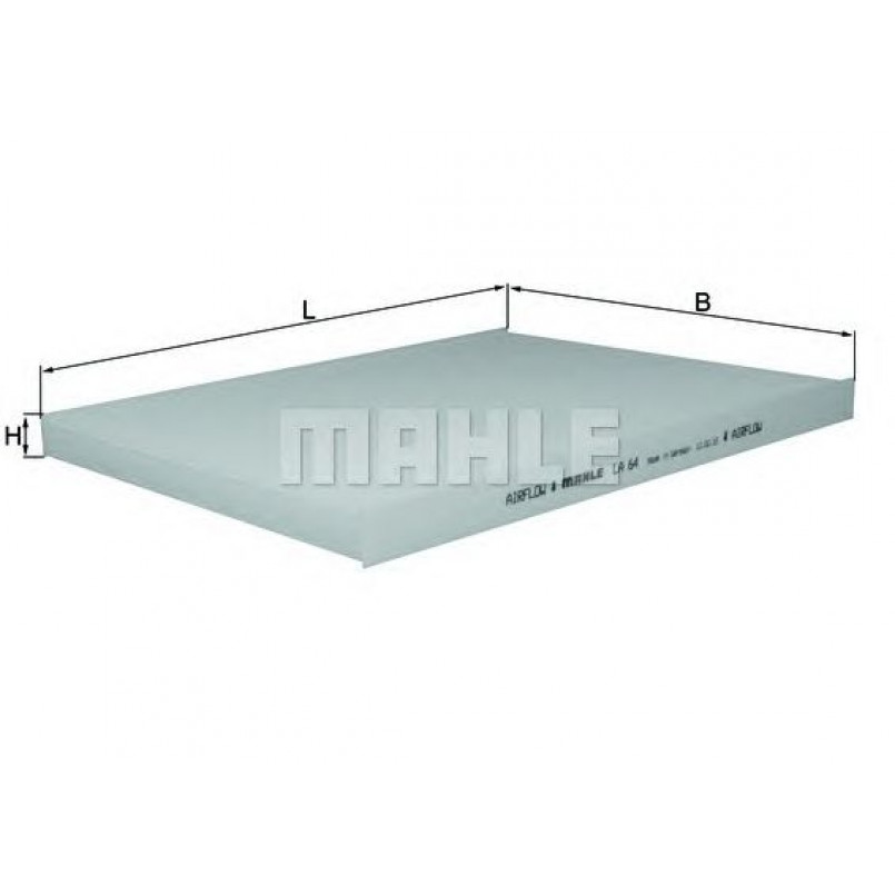 LA64 Фільтр салону (MAHLE)