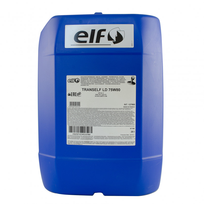 ELF TRANSELF LD 75W80 20L, олива трансмісійна