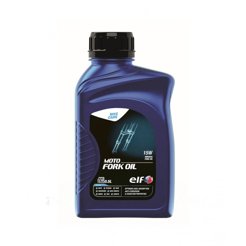 ELF MOTO FORK OIL 15W 500ml (x12), олива моторна
