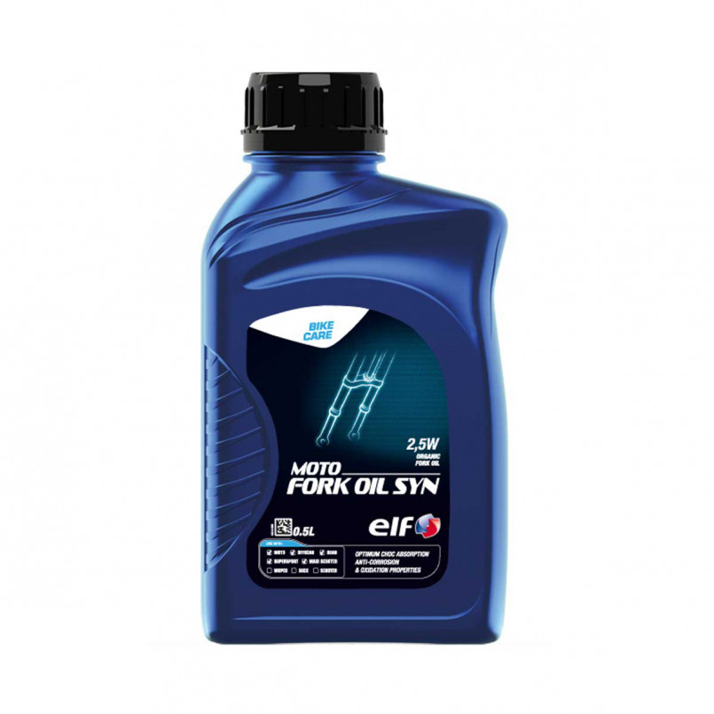 ELF MOTO FORK OIL SYN 2,5W 500ml (x12), олива моторна