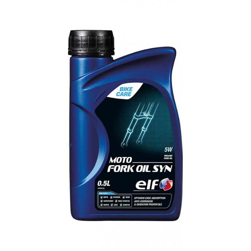ELF MOTO FORK OIL SYN 5W 500ml (x12), олива моторна