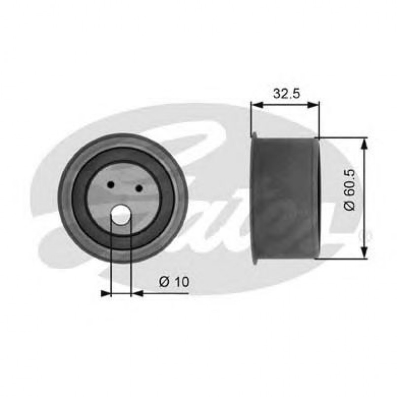 T41054 (7786-21055)  Натяжний ролик ременя ГРМ GATES POWERGRIP TENSIONER