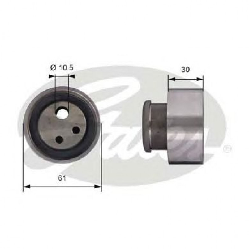 T41118 (7786-21160)  Натяжний ролик ременя ГРМ GATES POWERGRIP TENSIONER