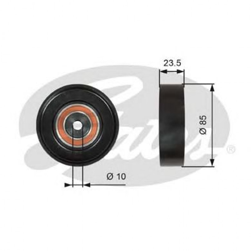 T36274 (7803-21374)  Обвідний ролик GATES DRIVEALIGN MV IDLER