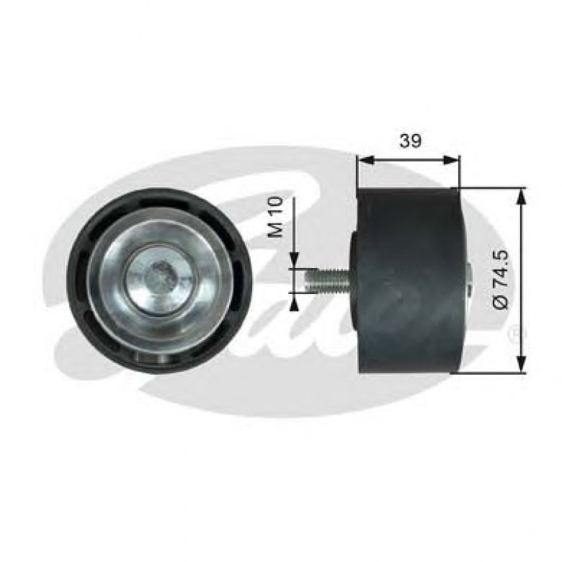 T36530 (7803-25530)  Обвідний ролик GATES EXTRA SERVICE MV IDLER