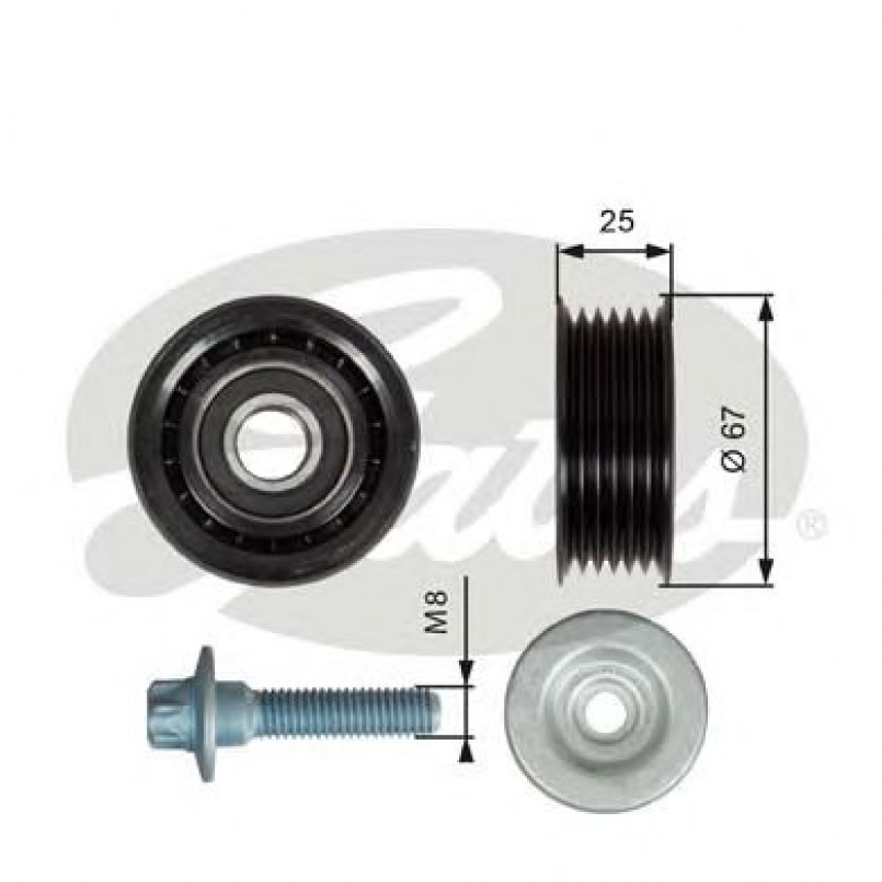 T36619 (7803-21619)  Обвідний ролик GATES DRIVEALIGN MV IDLER