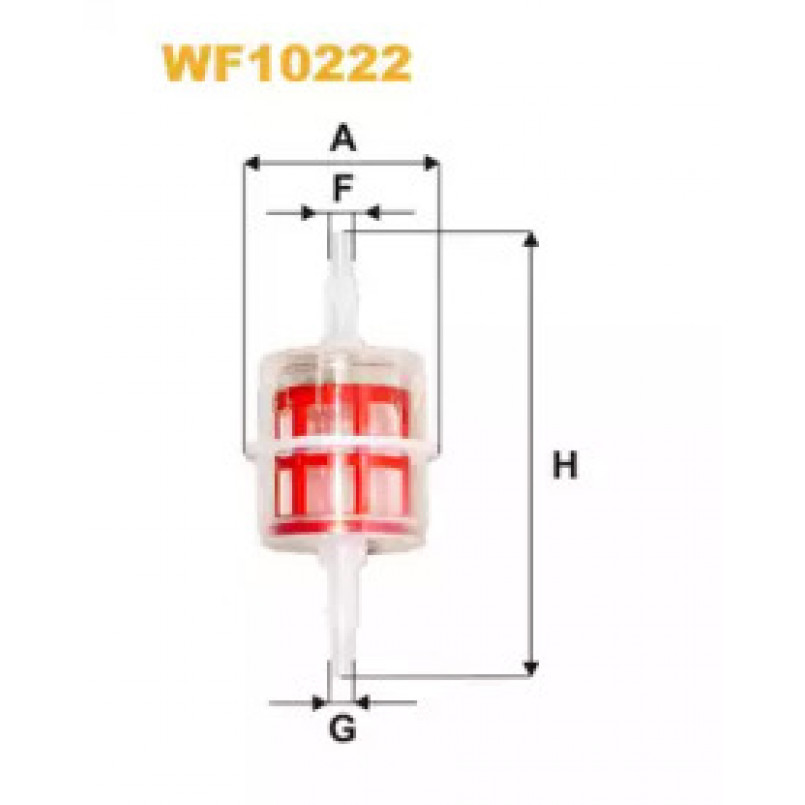 WF10222   (897)  WIX Фільтр палива