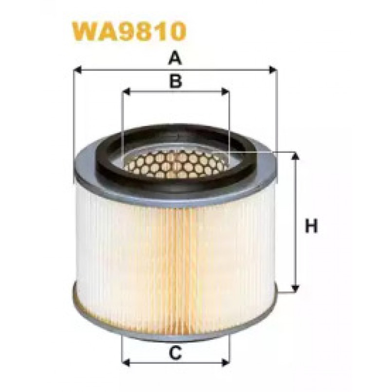 WA9810   (454/3) WIX Фільтр повітря