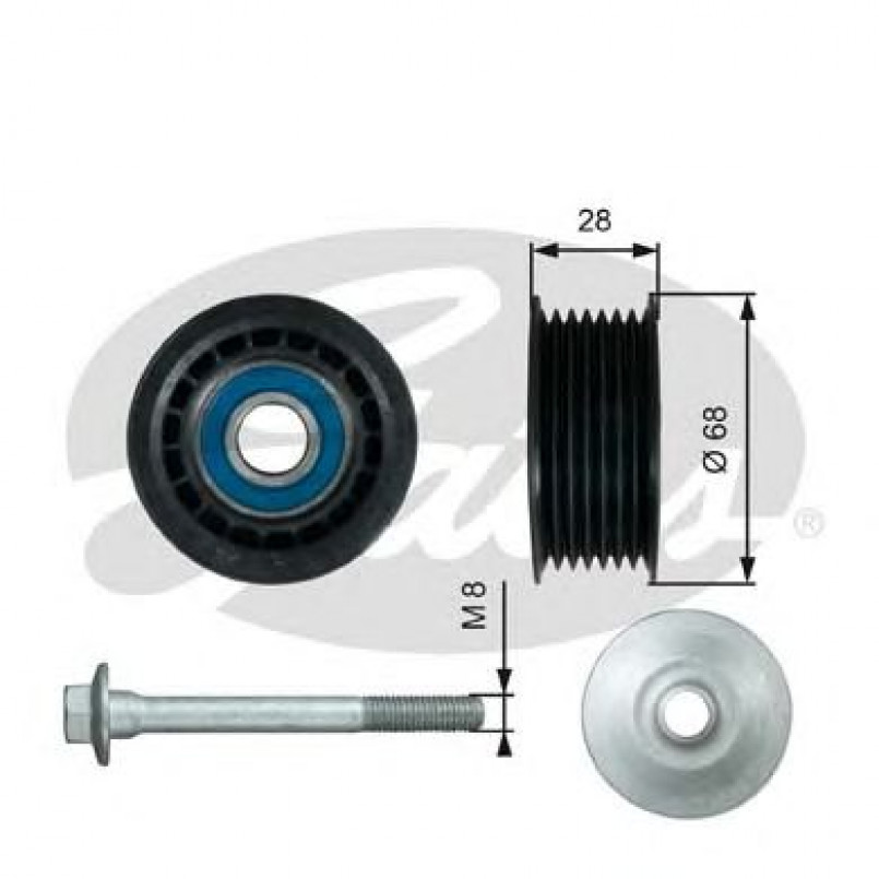 T36731 (7803-21731)  Обвідний ролик GATES DRIVEALIGN MV IDLER