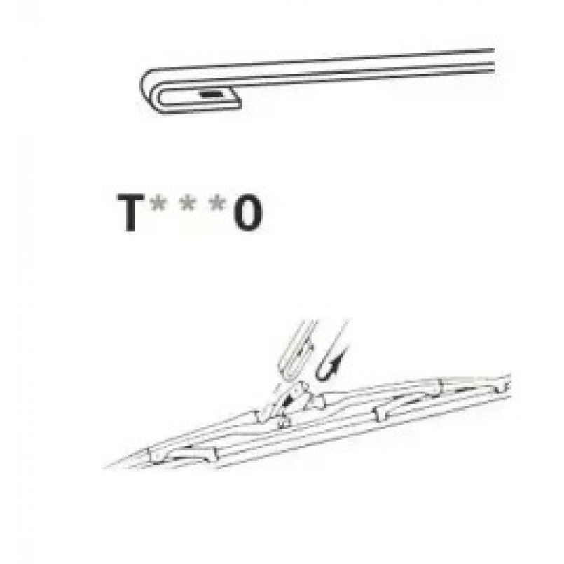 T600 (TRICO)  Щітка склоочисника Trico