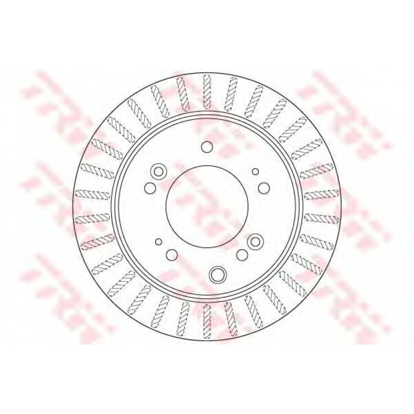 DF6191S  TRW - Гальмівний диск