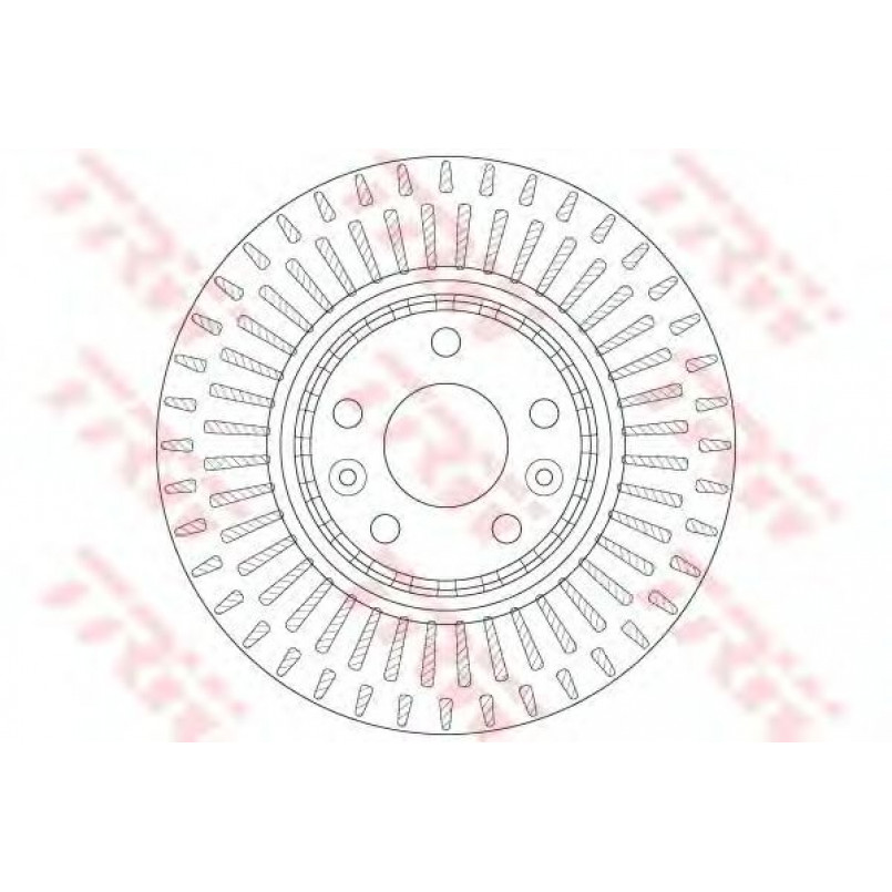 DF6208S  TRW - Гальмівний диск