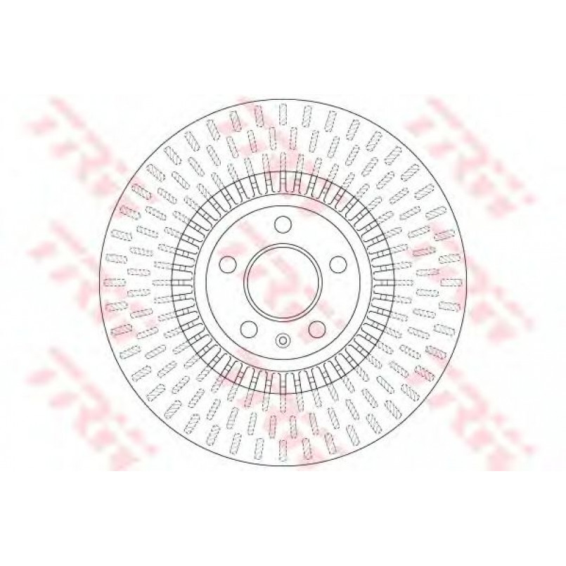 DF6216  TRW - Гальмівний диск
