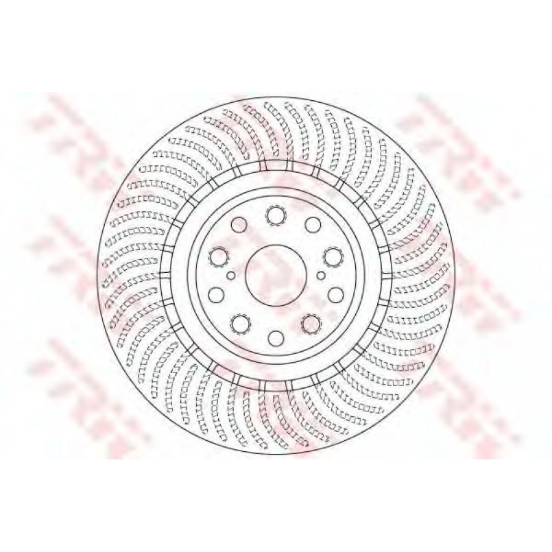 DF6489S  TRW - Гальмівний диск (лівий)