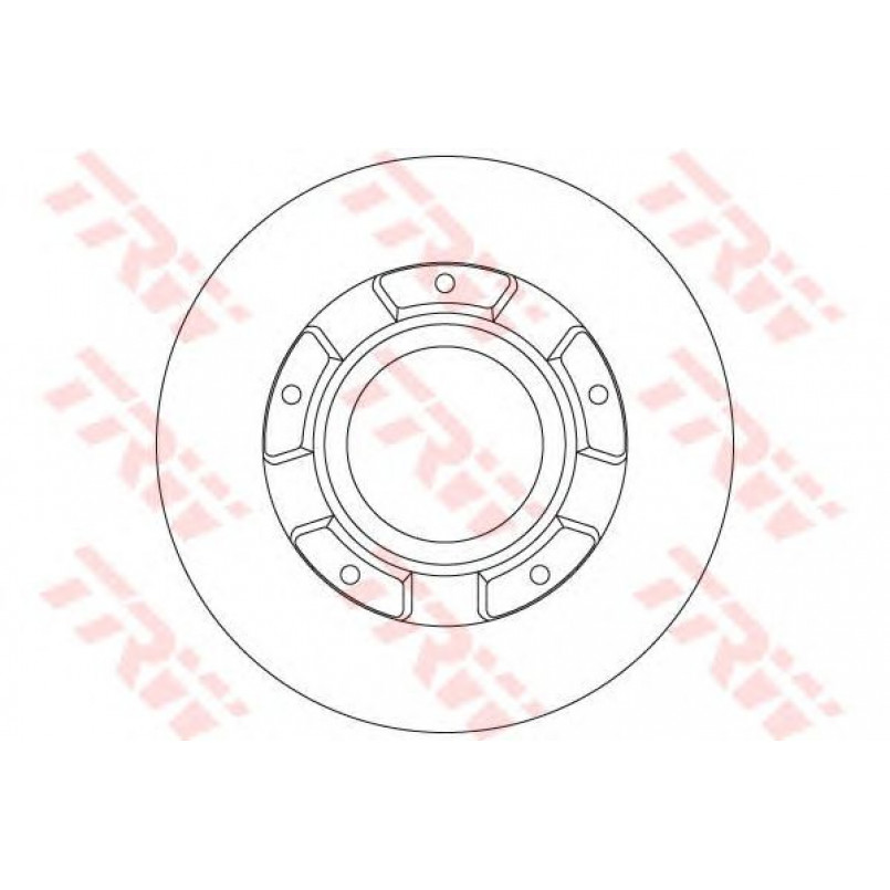 DF6510S  TRW - Гальмівний диск