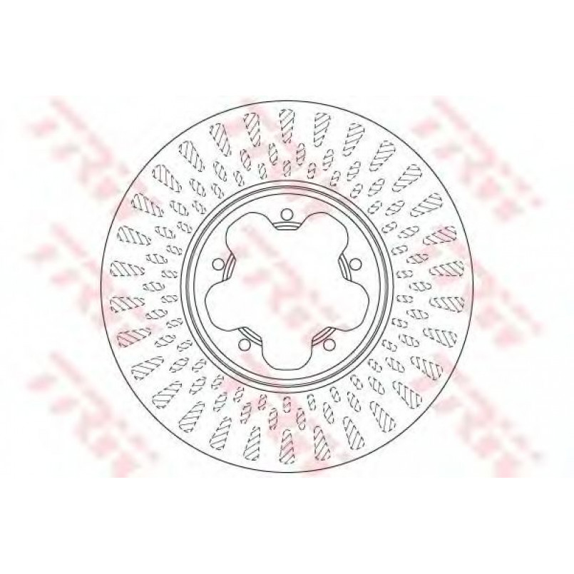 DF6514S TRW - Гальмівний диск