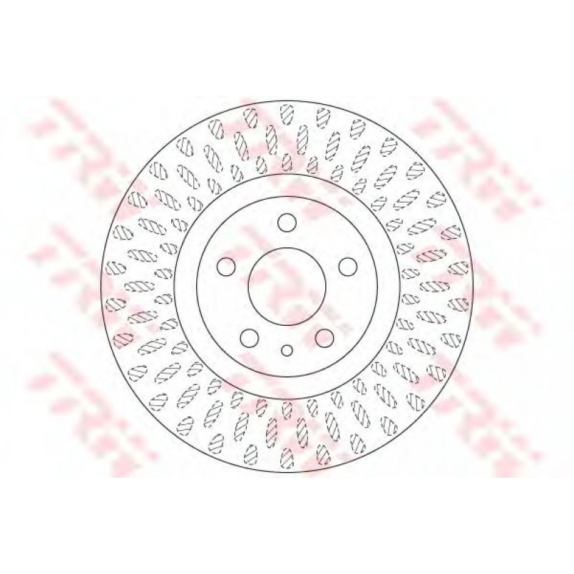 DF6522  TRW - Гальмівний диск
