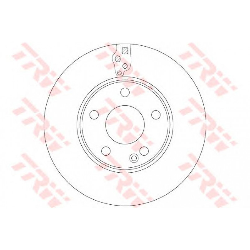 DF6548 TRW - Гальмівний диск