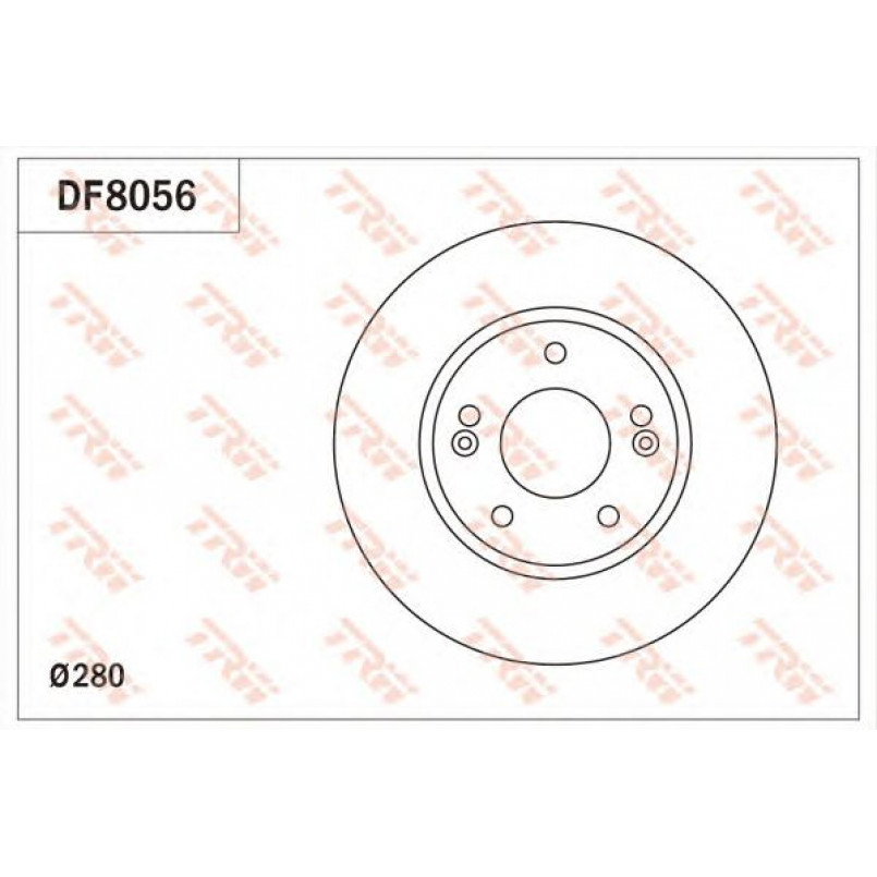 DF8056  TRW - Гальмівний диск