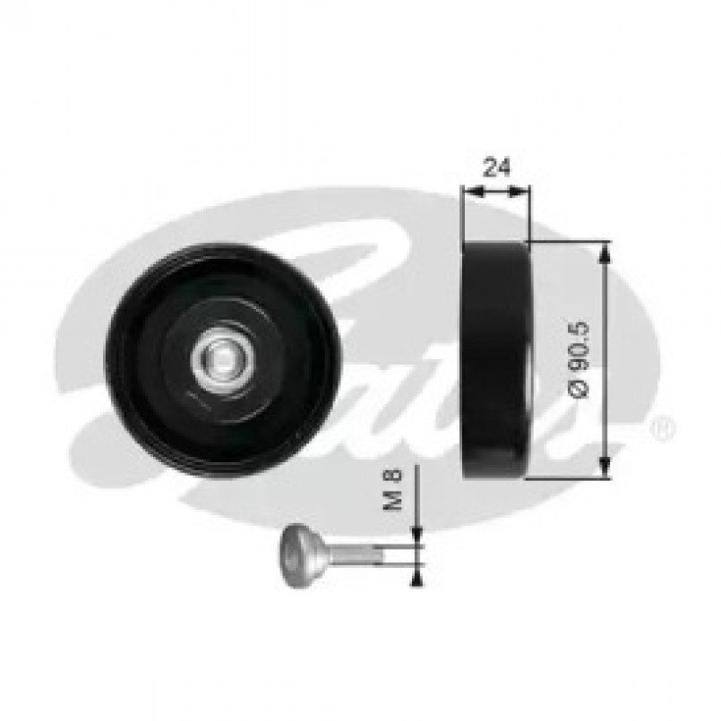 T36251 (7803-21351)  Обвідний ролик GATES DRIVEALIGN MV IDLER