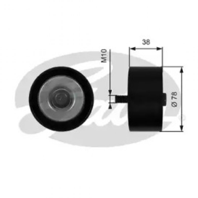 T36623 (7803-21623)  Обвідний ролик GATES EXTRA SERVICE MV IDLER