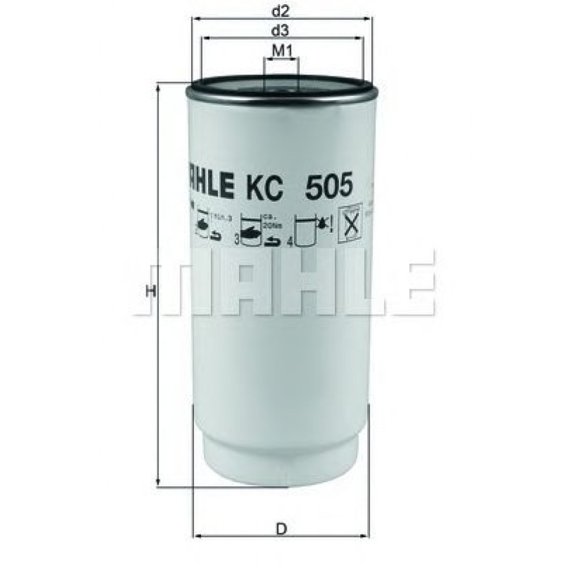 KC505D Фільтр палива (KNECHT)