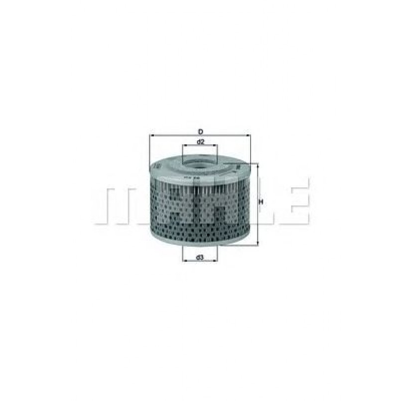 OX16D Фільтр масла (MAHLE)