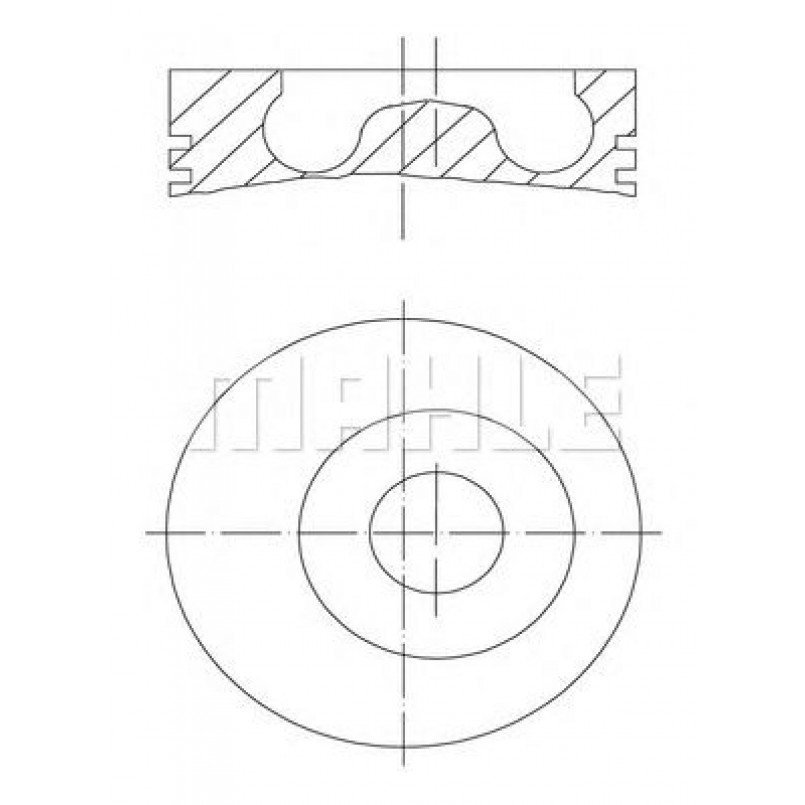 0160200 Mahle - Поршень