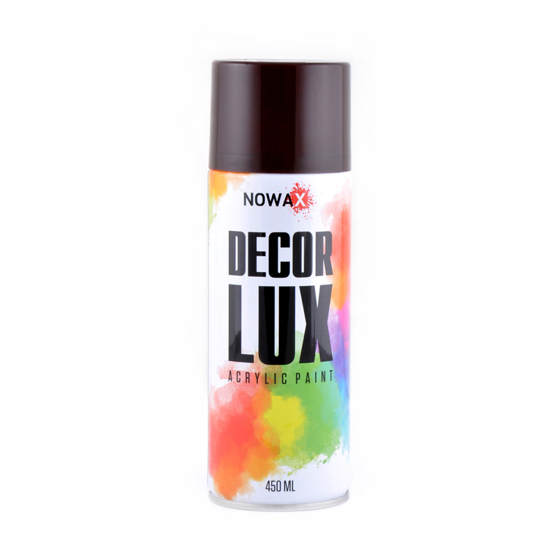 NOWAX Акрилова фарба в спреї DECOR LUX 2004 Помаранчевий 450ml