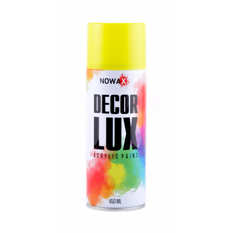 NOWAX  Фарба флуоресцентна,Spray 450ml.,жовтий,(YELLOW)