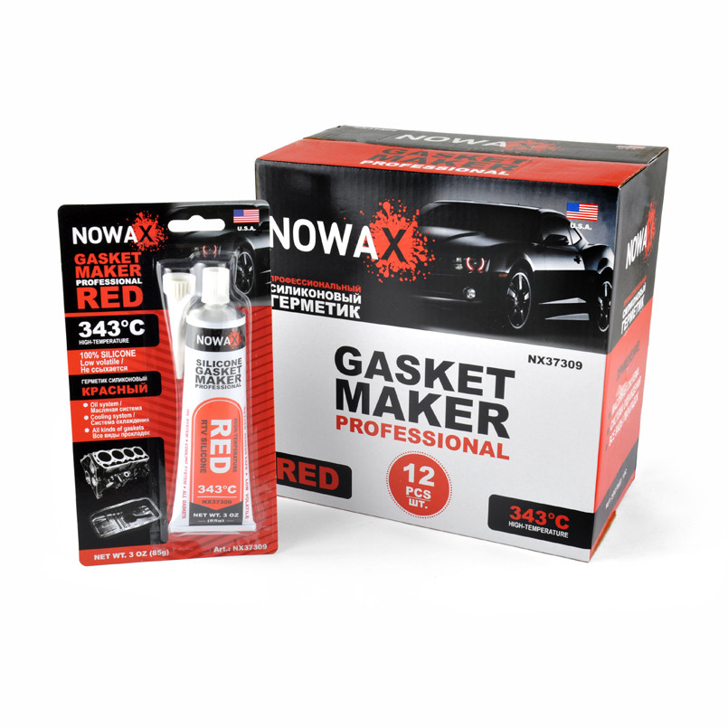 NOWAX GASKET MAKER RED 85g +343⁰С Високотемпературний, професійний червоний