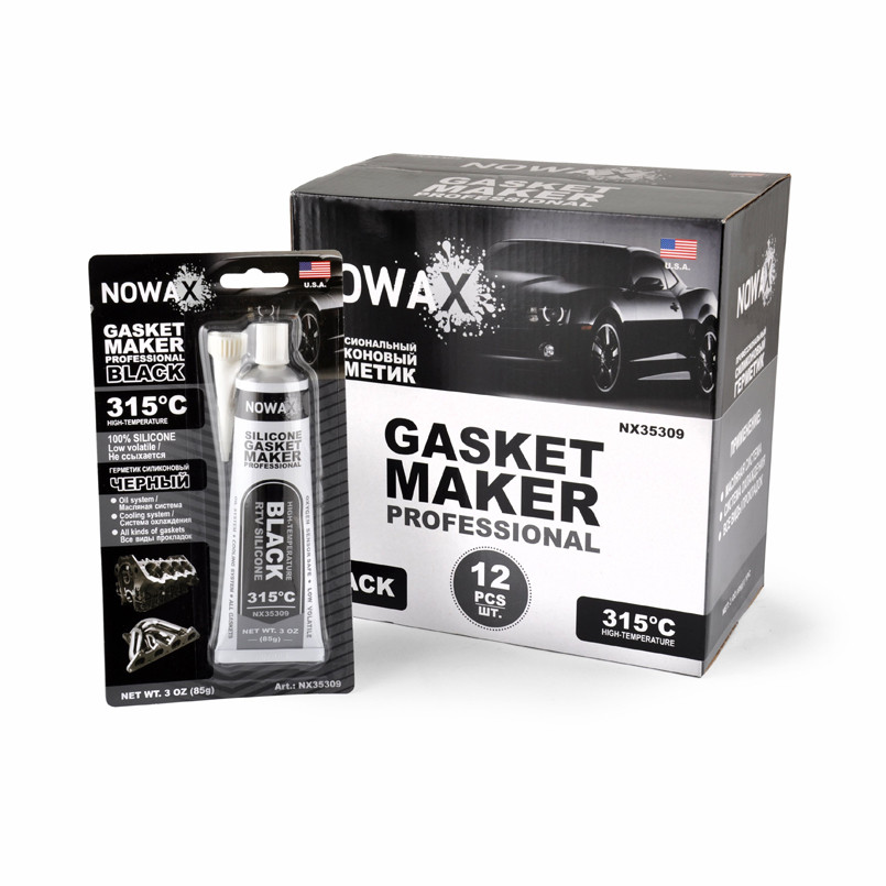 NOWAX GASKET MAKER BLACK 85g +315⁰С Високотемпературний, професійний чорний