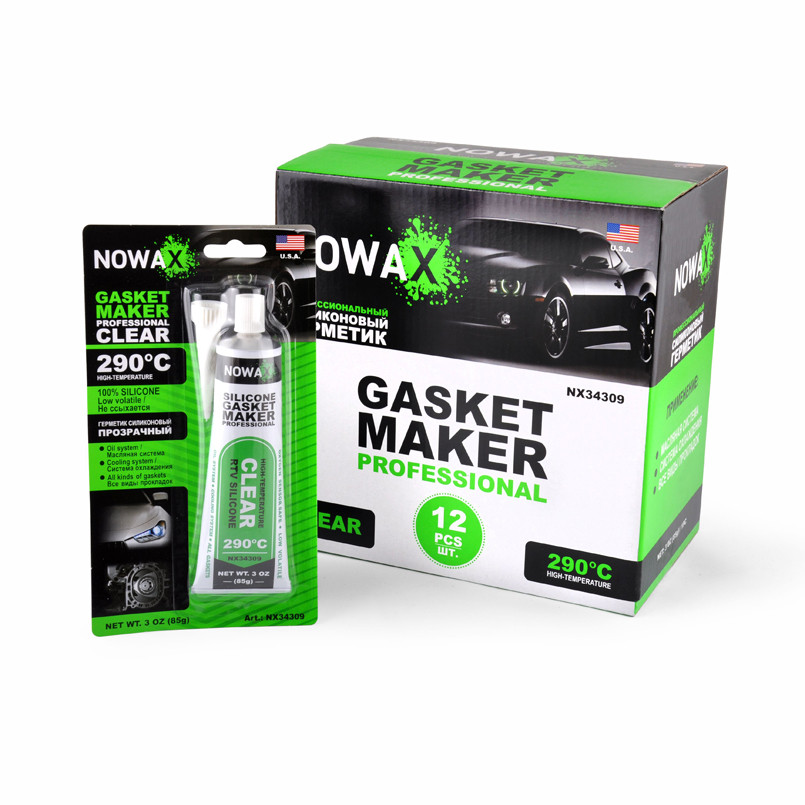 NOWAX GASKET MAKER CLEAR 85g +290⁰С Високотемпературний, професійний прозорий