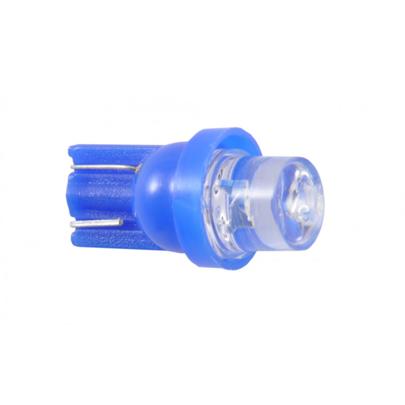 LED 12V T10 W2.1x9.5d 1leds blue 2шт. (75шт.)
