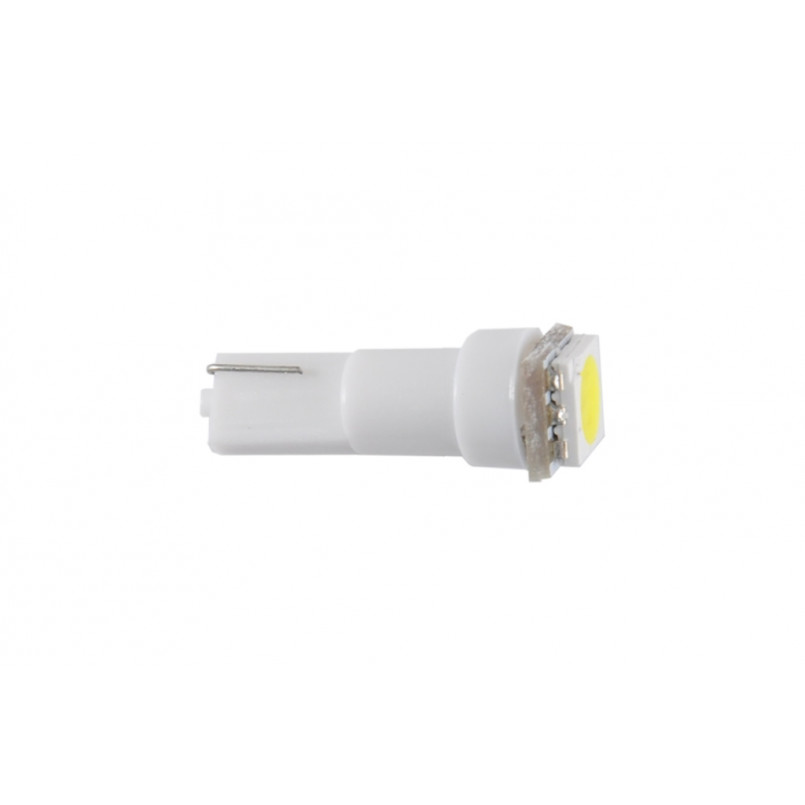 LED 12V T5 W2x4.6d 1smd 5050 white 2шт. (90шт.)