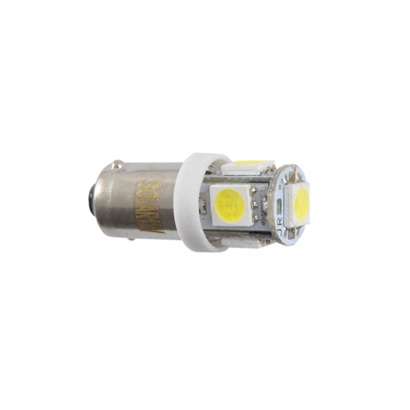 LED 12V T8.5 BA9s 5smd 5050 white 2шт. (70шт.)