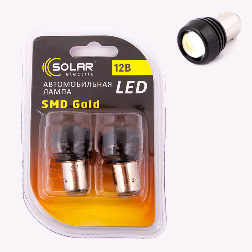 LED 12V S25 BAY15D 1SMD 1.5W white (32 шт.)