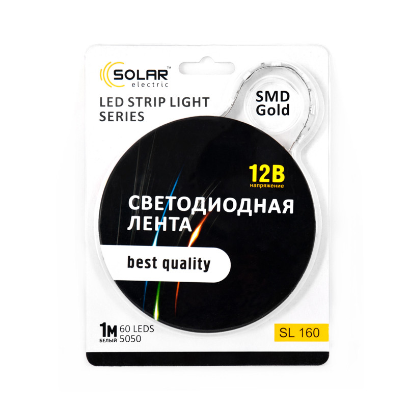 SOLARСтрiчка LED 12V 1m - 60Leds 5050SMD white