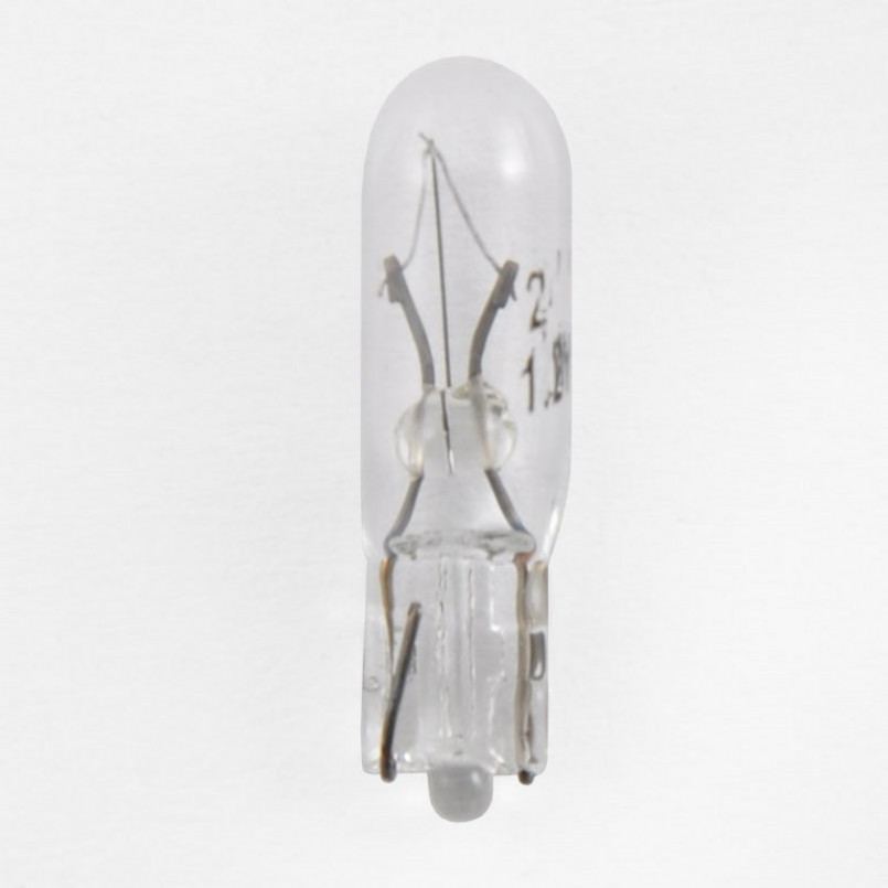 SOLAR Автолампа  W1.2W 24V 1.2W W2x4.6d (10шт.) 